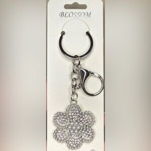 NEW Flower Bling Bsg Chsrm Key Chain Accessory